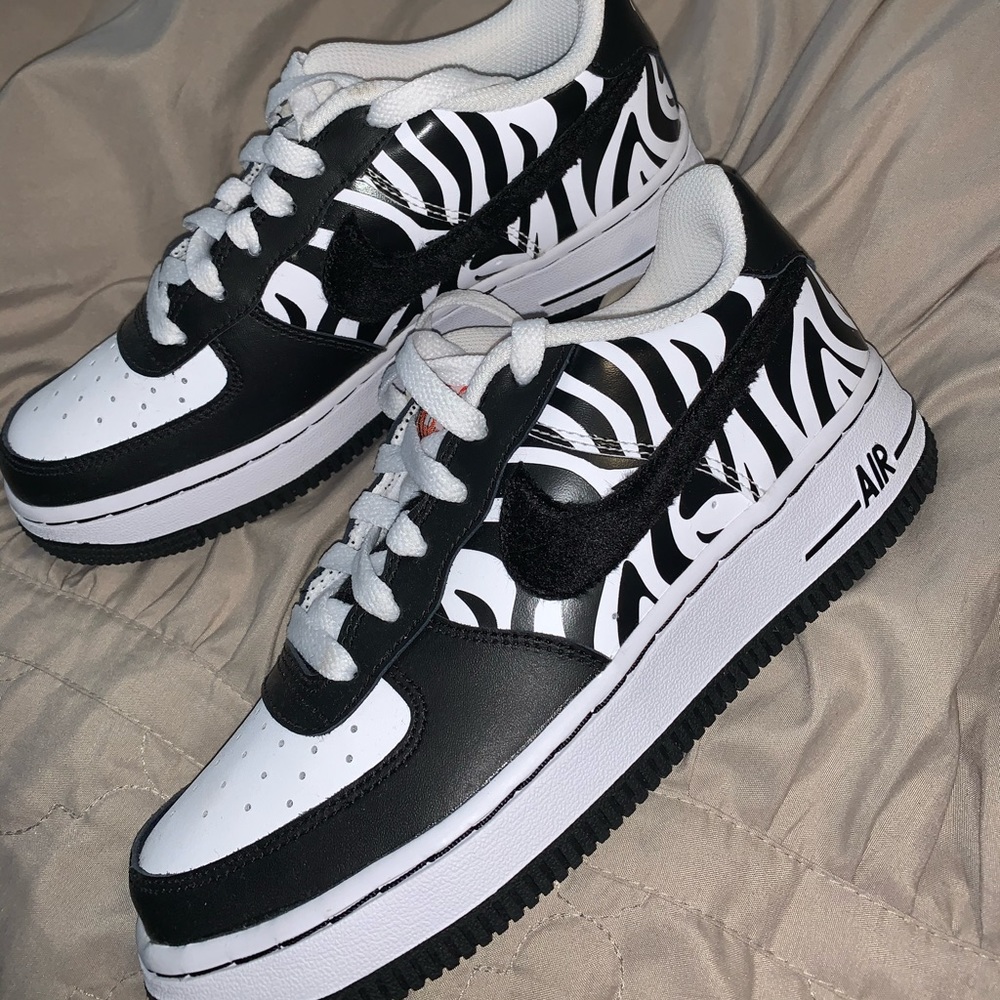 Nike Zebra Air Force 1